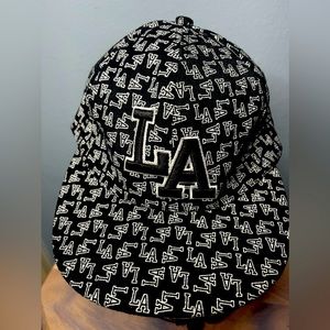 Los Angeles Lakers all over print hat size LARGE